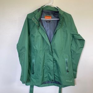 Merrell Opti-shell green rain coat